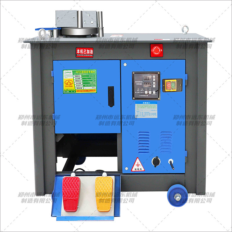 GF25型数控快速钢筋弯箍机(图1) GF25型数控快速钢筋弯箍机(图1)