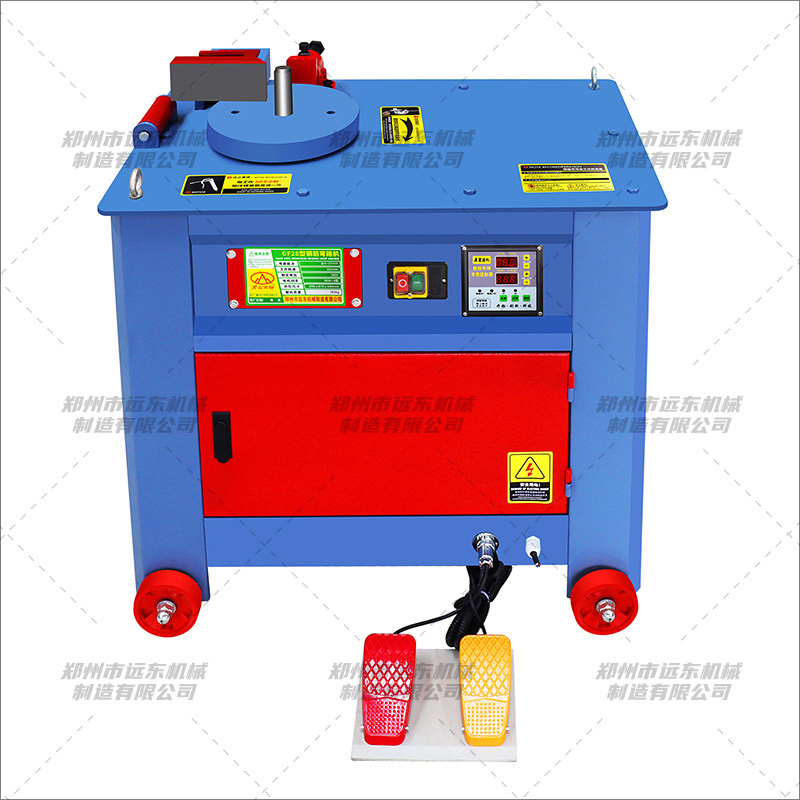 GF28型数控加重钢筋弯箍机(图1) GF28型数控加重钢筋弯箍机(图1)