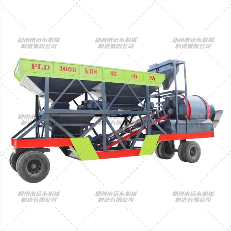 移动滚筒搅拌站(图4) 移动滚筒搅拌站(图4)