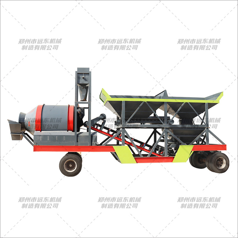 移动滚筒搅拌站(图1) 移动滚筒搅拌站(图1)