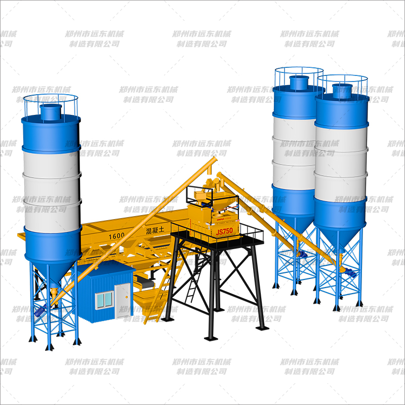 HZS35(750+3仓)混凝土搅拌站(图3) HZS35(750+3仓)混凝土搅拌站(图3)